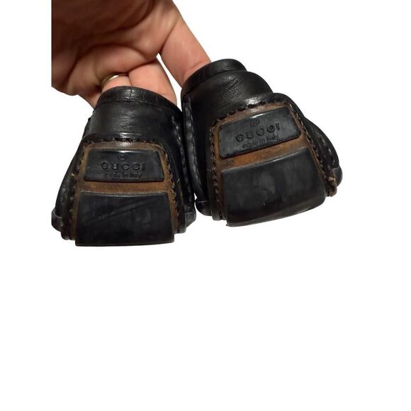 VTG Gucci Horse Bit Leather Loafers Men's 9.5 - Picture 3 of 7